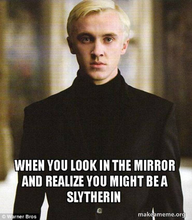 Harry Potter 10 Slytherin Memes That Prove Its The Sneakiest House Harry Potter 10 Slytherin Memes That Prove Its The Sneakiest House